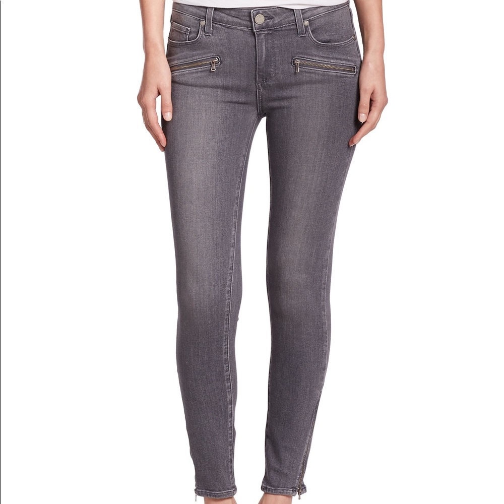 Paige Denim Jane Zip Crop Skinny